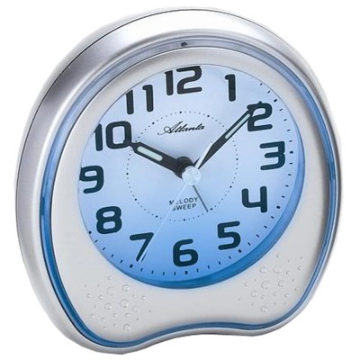 Wecker Quarz leise ohne Ticken mit Licht Snooze Farbwechsel