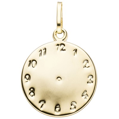 Kinder Anhänger Taufuhr 333 Gelbgold Kettenanhänger Kinderanhänger