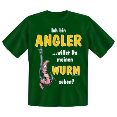 Fun T-Shirt Ich bin Angler