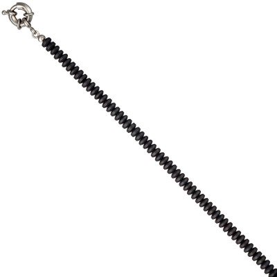 Collier Edelsteinkette Hämatin matt 45cm Halskette Kette