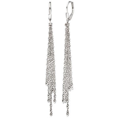 Boutons 925 Sterling Silber Ohrringe Ohrhänger Silberohrringe