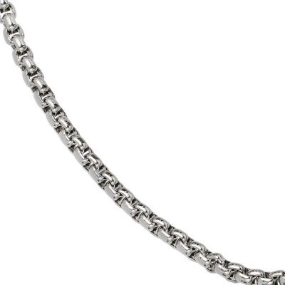 Venezianerkette Edelstahl 3mm 60cm Kette Halskette Karabiner