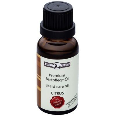 Golddachs Premium-Bartpflegeöl in Glasflasche