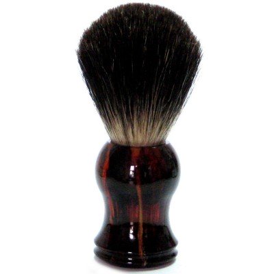 Golddachs Rasierpinsel mit Dachshaar, Kunststoffgriff