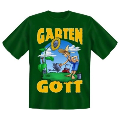Fun T-Shirt Garten Gott