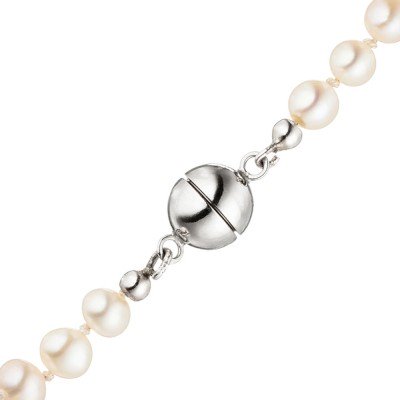 Magnet-Schließe aus 925 Sterling Silber Verschluss für Perlenketten