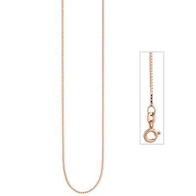 Venezianerkette 925 Silber rotgold vergoldet 0,8mm 42cm Kette Halskette
