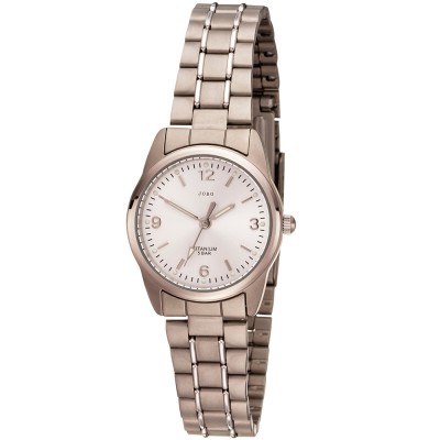 JOBO Damen Armbanduhr Quarz Analog Titan Damenuhr