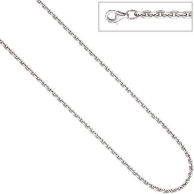 Ankerkette 925 Silber diamantiert 3,4mm 45cm Kette Halskette Silberkette