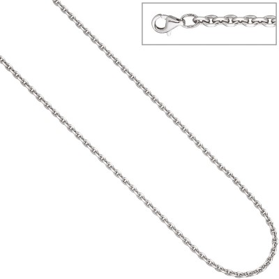 Ankerkette 925 Silber diamantiert 3,4mm 55cm Kette Halskette Silberkette