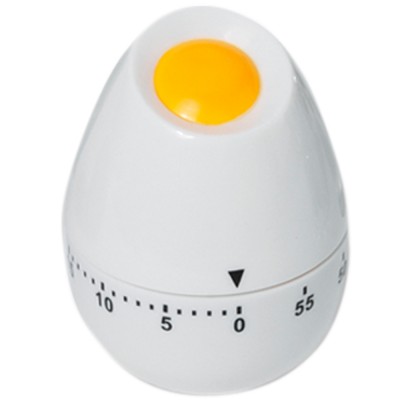 Kurzzeitmesser Ei Kurzzeitwecker Küchen Timer weiß Eiform Eieruhr