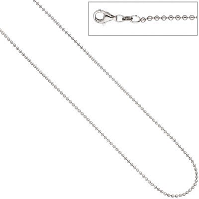 Kugelkette 925 Silber 2,0mm 45cm Kette Halskette Silberkette Karabiner