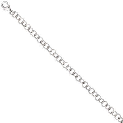 Rundankerarmband 925 Sterling Silber 19cm Armband Silberarmband Ankerarmband
