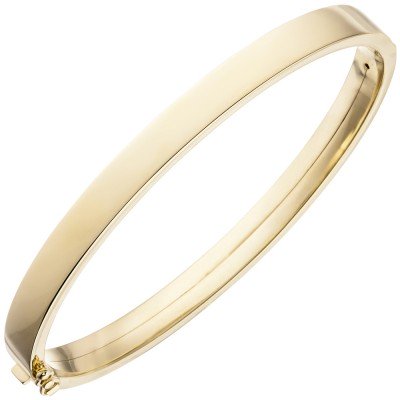 Armreif Armband oval 375 Gelbgold
