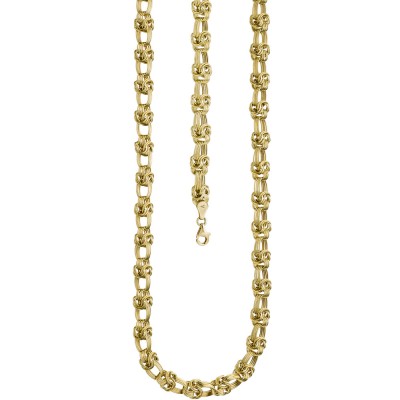 Halskette Kette 375 Gelbgold 46cm Karabiner
