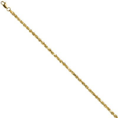 Kordelarmband 585 Gelbgold 19cm