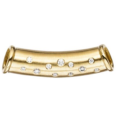 Anhänger 585 Gelbgold 11 Diamanten Brillanten Goldanhänger