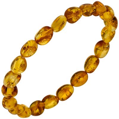 JOBO Armband Bernstein Bernsteinarmband endlos und flexibel