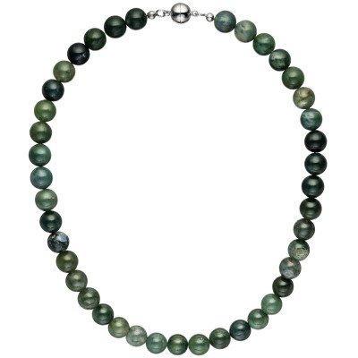 Halskette Moosachat 45cm Moosachatkette