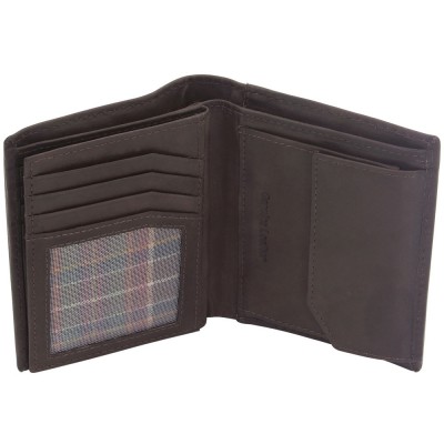 Geldbörse Leder braun RFID Schutz viele Fächer