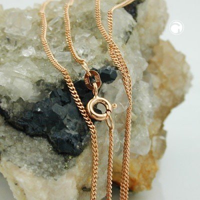 Halskette PanzerHalskette 45cm 585 Rotgold