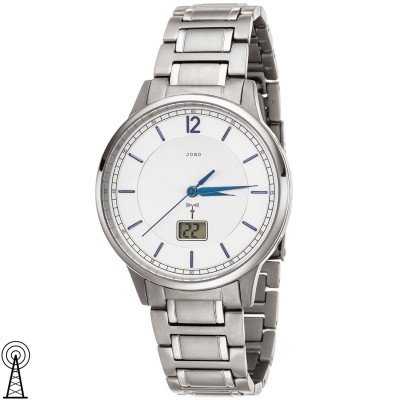 Herren Armbanduhr Funk Funkuhr Titan Datum