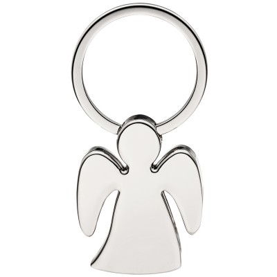 Schlüsselanänger Engel Schutzengel aus Messing