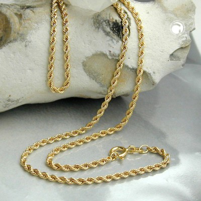 Halskette 42cm KordelHalskette 375 Gold
