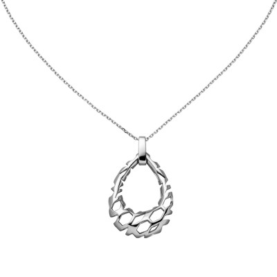 Collier Halskette Tropfen 925 Sterlingsilber 45cm Kette Silberkette