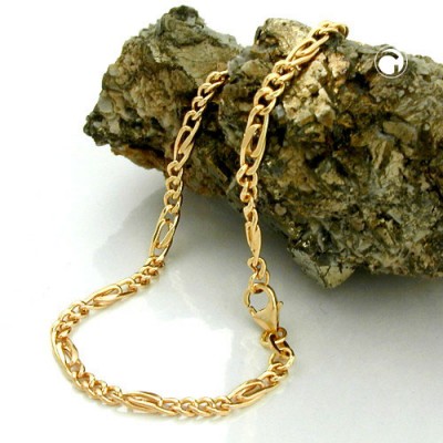 Armband FigaroKette 19cm 375 Gold