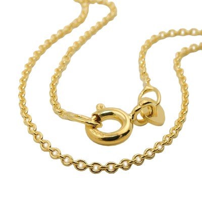 Kette Ankerkette rund 375 Gold 45cm