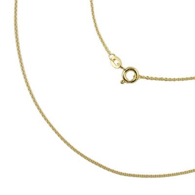 Kette Ankerkette rund 375 Gold 42cm