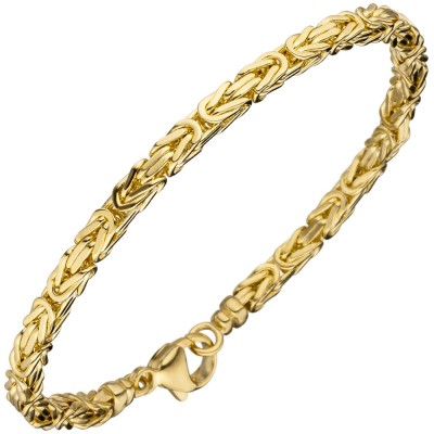 Königsarmband 333 Gelbgold 19cm Armband Goldarmband