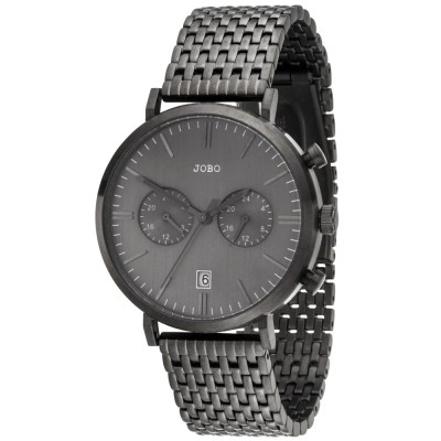 Herren Armbanduhr Quarz Analog Edelstahl Datum Herrenuhr