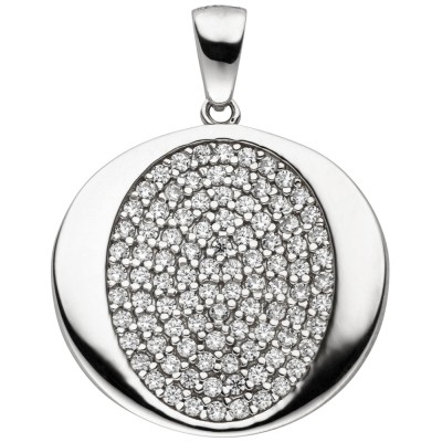 Anhänger 925 Sterlingsilber 93 Zirkonia Silberanhänger