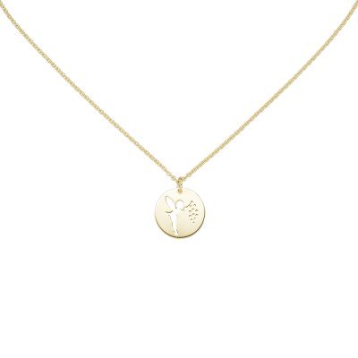 Collier Fee 925 Sterlingsilber vergoldet 48cm Silberkette Karabiner