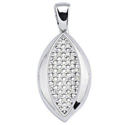 Anhänger 925 Sterlingsilber 39 Zirkonia Silberanhänger