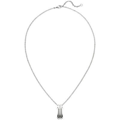 Collier Kette mit Anhänger Edelstahl 55 cm