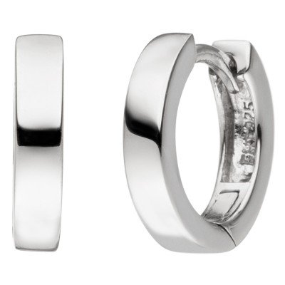 Creolen 925 Sterling Silber Ohrringe Silbercreolen Silberohrringe 2g