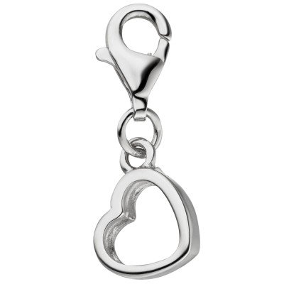 Anhänger Charm Herz 925 Sterling Silber