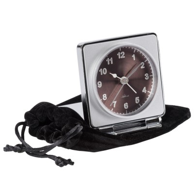 Atlanta 1116/3 Wecker Reisewecker Quarz analog Zifferblatt braun