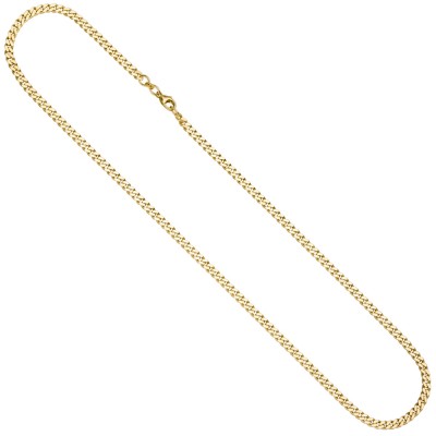 Panzerkette 333 Gold Gelbgold 3,9 mm 50 cm Kette Halskette