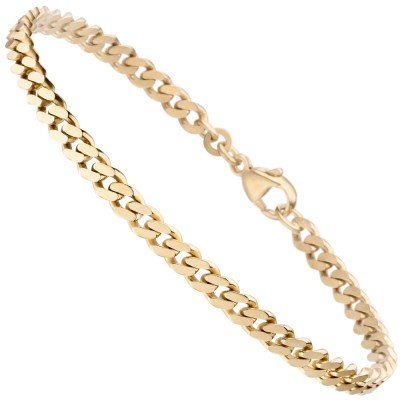 Panzerarmband 333 Gold Gelbgold 21 cm Armband Goldarmband 9.9g
