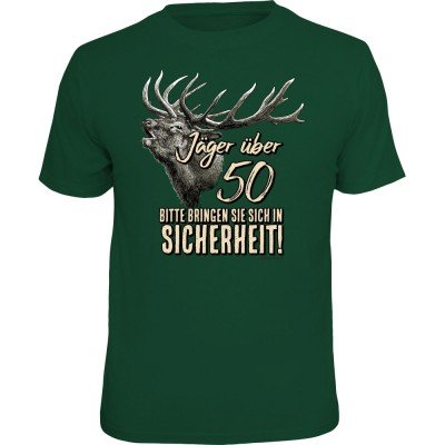 Fun T-Shirt - Jäger über 50