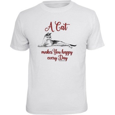Fun T-Shirt - Cat every day