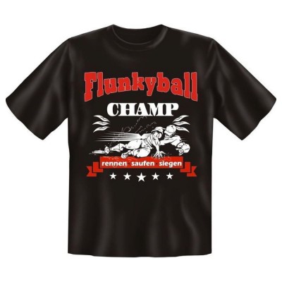Fun T-Shirt Flunkyball Champ