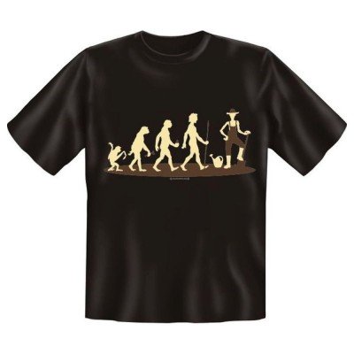 Fun T-Shirt Evolution zum Gärtner