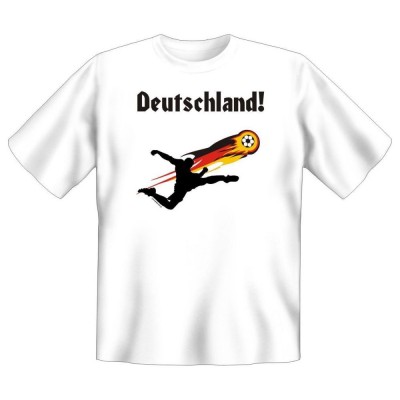Fun T-Shirt Fussball Deutschland