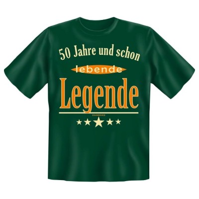 Fun T-Shirt lebende Legende - 50 Jahre