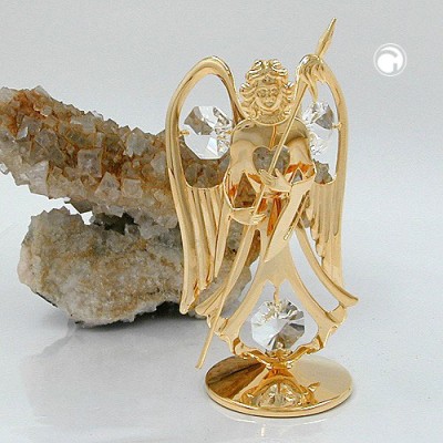 Engel mit Speer mit Glas-Steinen